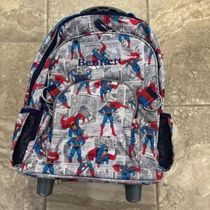Pottery Barn Kids DC Superman Rolling Backpack